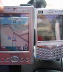惠普 iPAQ hw6515智能手机GPS功能展示